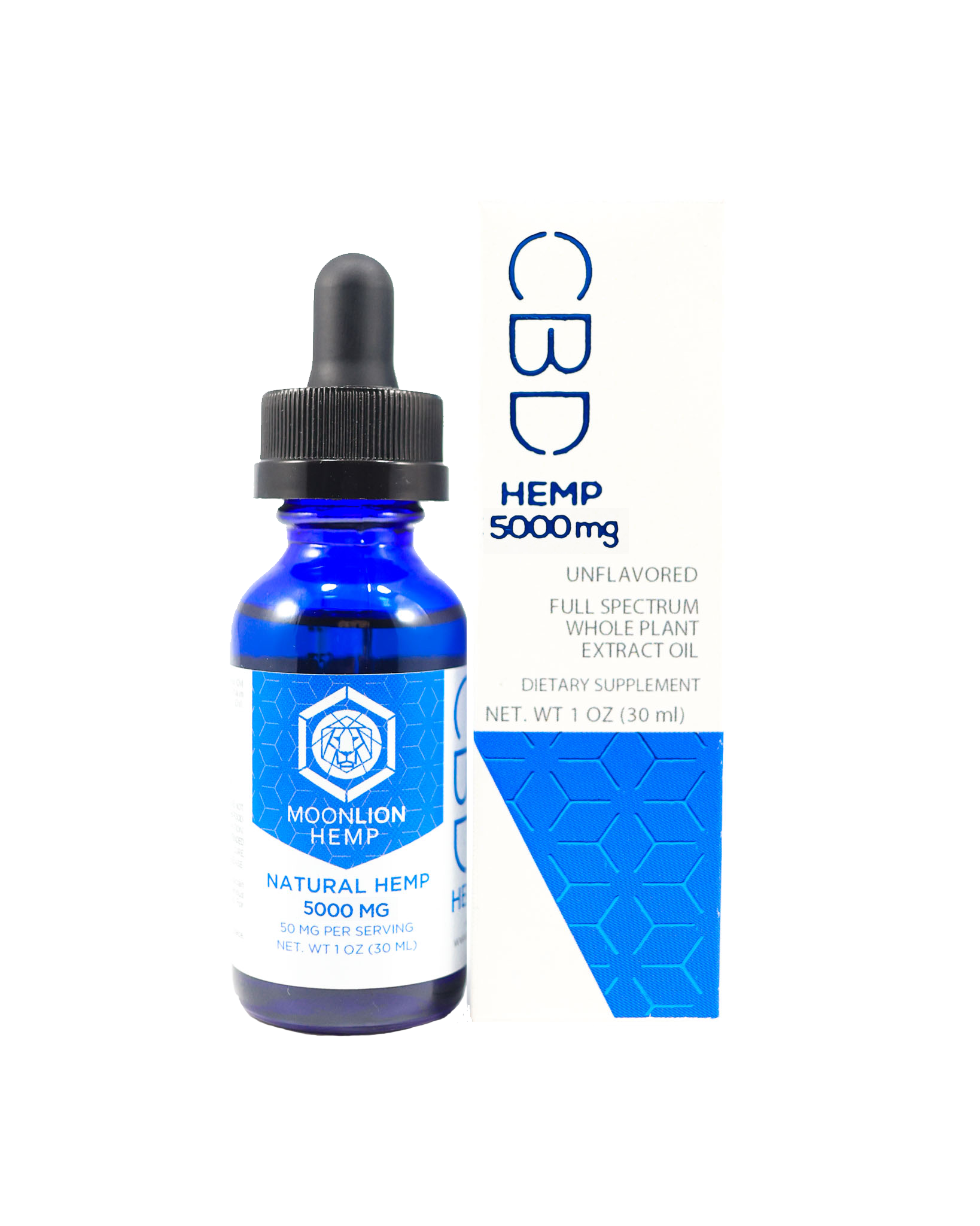 Moonlion Hemp - Full Spectrum - CBD Óleo (CBD 5000mg)/30mL | Cannect